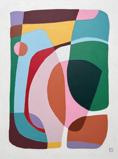 Formes abstraites éclatantes - Ellen Greup