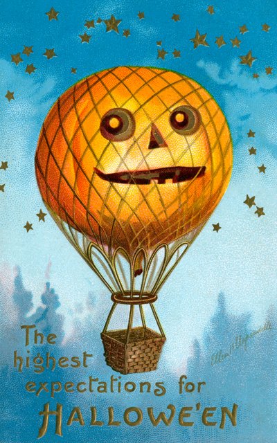 Montgolfière citrouille d