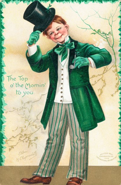 Carte de la Saint-Patrick - Ellen Hattie Clapsaddle