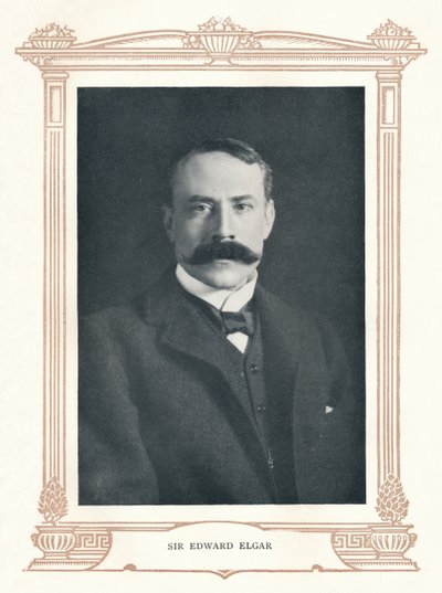 Sir Edward Elgar, 1895 - Elliott and Fry