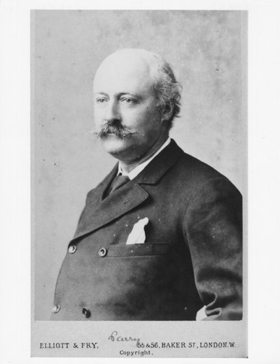 Portrait de Sir Hubert Parry (1848-1918) - Elliott und Fry Studio