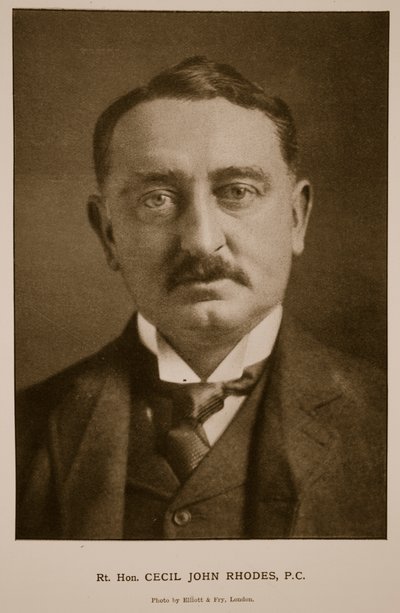 Rt Hon Cecil Rhodes, P.C. - Elliott und Fry Studio