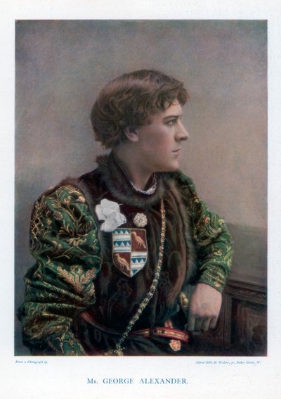 Sir George Alexander, acteur et directeur de théâtre anglais, 1901 - Ellis and Walery