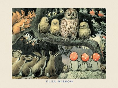 Les enfants du Père Noël  - Les animaux de la forêt Boarder - Elsa Beskow