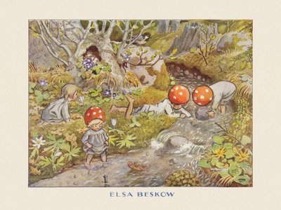 Les enfants du Père Noël à Bäcken - Elsa Beskow