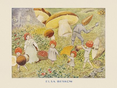 Les enfants du Père Noël : Mushroom Kids - Elsa Beskow