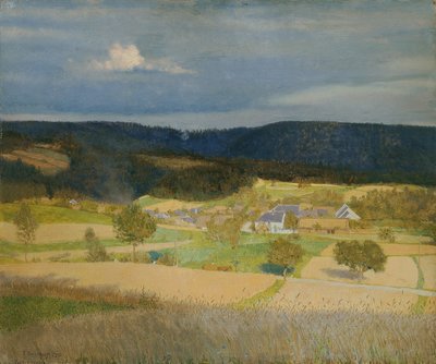 Village au soleil - Emanuel Baschny