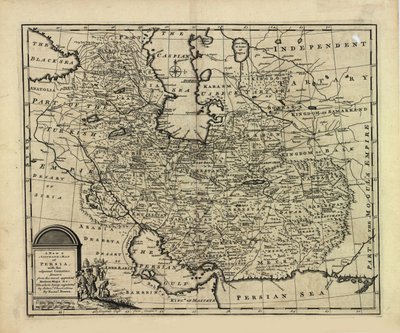 Nouvelle et précise carte de la Perse, avec l