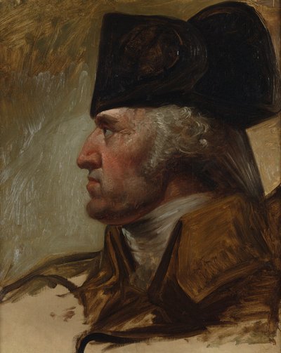 George Washington, étude pour Washington traversant le Delaware, c.1850 - Emanuel Gottlieb Leutze