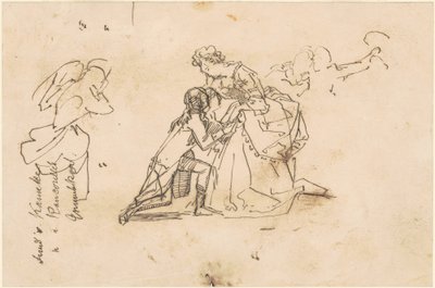 Étude pour "Le Retour du roi Frédéric II de Küstrin" - Emanuel Gottlieb Leutze