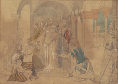 Étude de courtisanes - Emanuel Gottlieb Leutze