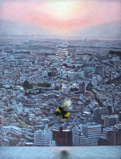 Fin de journée, 2012 (huile sur toile) - Emiko Aida