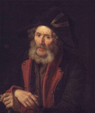 Un vieil invalide. Portrait d