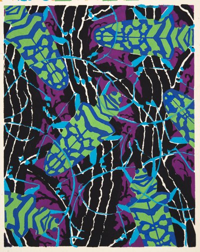 Détail de la planche 17 de Insectes, pub. années 1930 - Émile Allain Séguy
