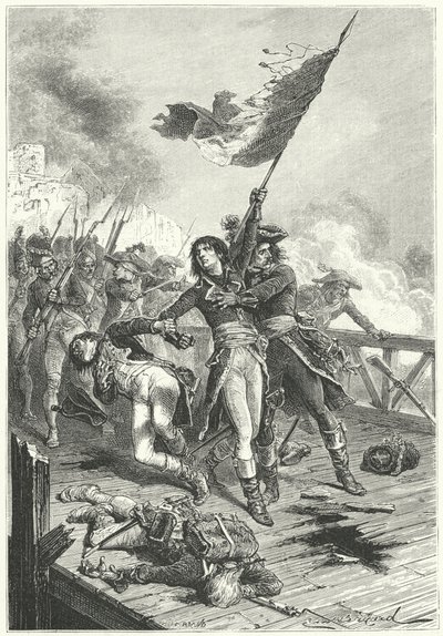 Napoléon Bonaparte sur le Pont d