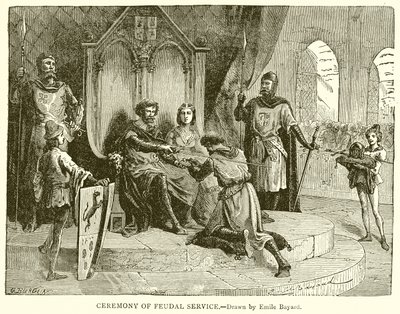 Cérémonie de service féodal - Emile Antoine Bayard