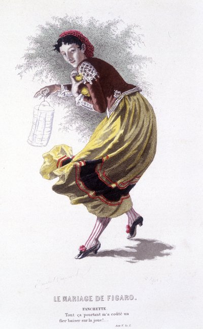 Œuvre complète de Beaumarchais (1732-1799) par Edouard Fournier. Dessin d