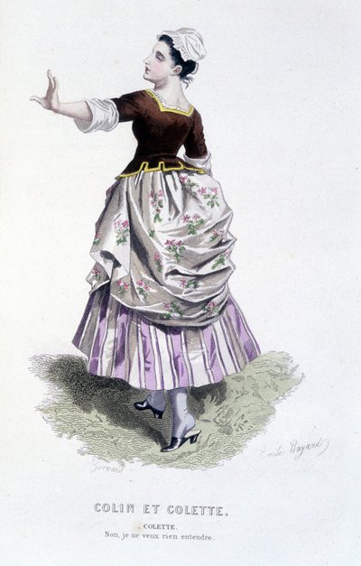 Œuvres complètes de Beaumarchais (1732-1799) par Edouard Fournier. dessin par Emile Bayard. Ed. Laplace, Sanchez et Cie, Paris 1876. C