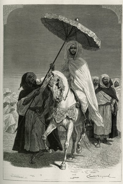 Sultan Hassan I du Maroc (né Moulay El Hassan) - Emile Antoine Bayard