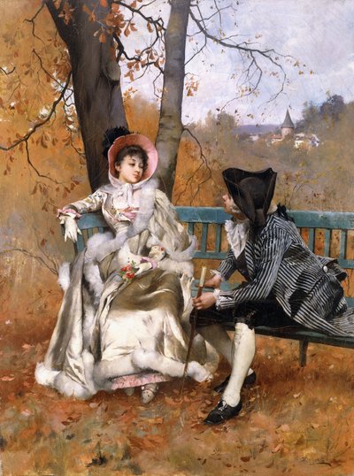 Le rendez-vous - Emile August Pinchart