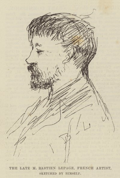 Le défunt M. Bastien Lepage, artiste français - Emile Bastien Lepage
