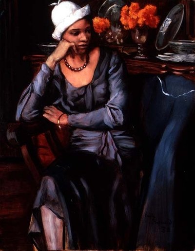 Négresse avec un Chapeau Cloche - Emile Bernard
