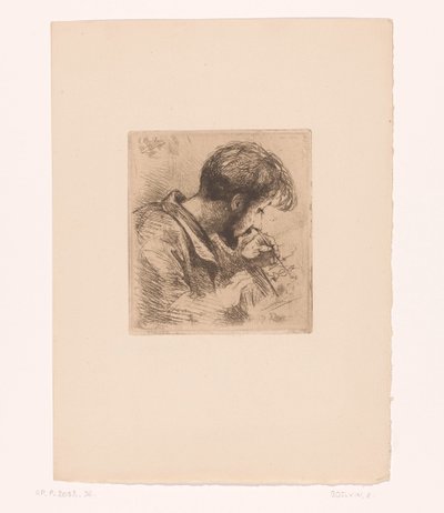 Portret van Paul Adolphe Rajon - Emile Boilvin