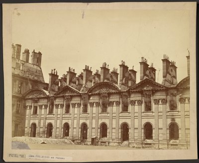 Les Tuileries et les ruines - Emile Bondonneau