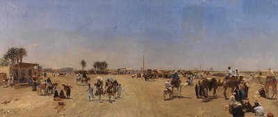 Le Caire vu du pont Kasr-el-Nil - Emile Charles Wauters
