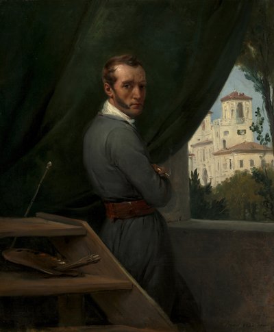 Autoportrait à Rome, 1832 - Emile Jean Horace Vernet