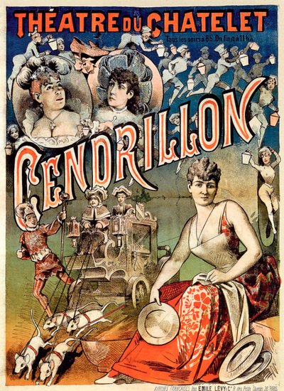 "Cendrillon ou la Pantoufle merveilleuse", theatre du Chatelet, Paris - Emile Levy