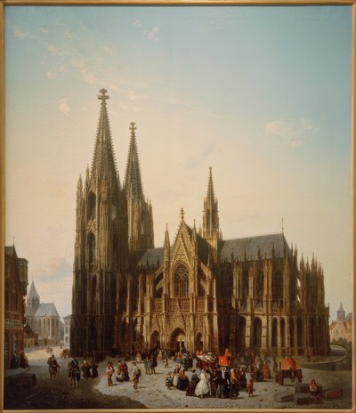 Cathédrale de Cologne en achèvement anticipé - Emile Pierre Joseph De Cauwer