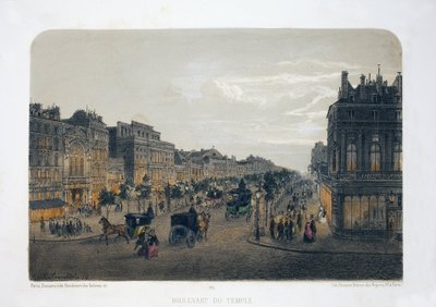 Boulevard du Temple, Paris - Emile de la Tramblais