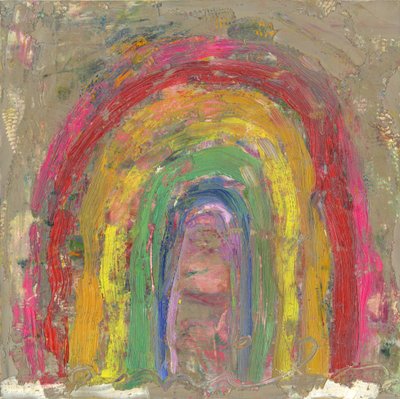 Arc-en-ciel, 2021 (huile sur toile) - Emily Fox King