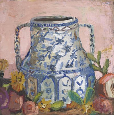 logos, 2024 (huile et cire froide sur toile) - Emily Fox King