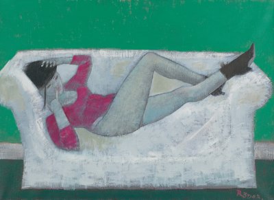 Karen sur le canapé - Endre Roder