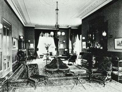 18 Addison Road : salon, 1890 - English Photographer