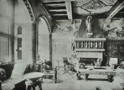 9 Melbury Road : salon, 1890 - English Photographer