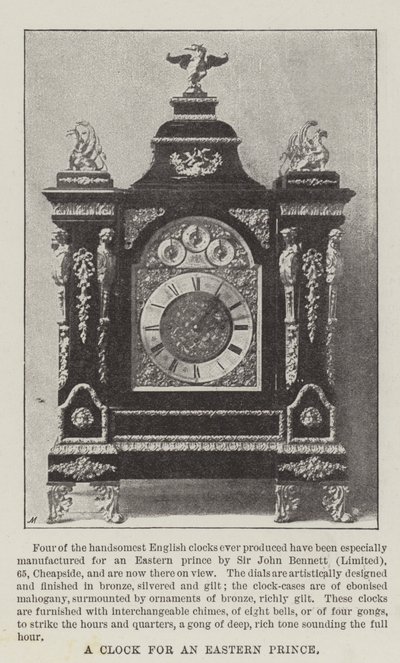 Une horloge pour un prince oriental - English Photographer