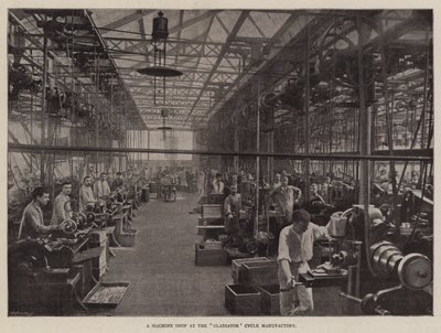 Un atelier de machines à la manufacture de cycles Gladiator - English Photographer
