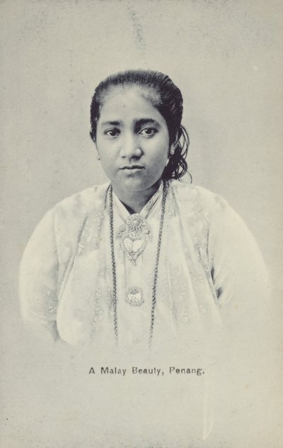 Une beauté malaise, Penang (photo n/b) - English Photographer
