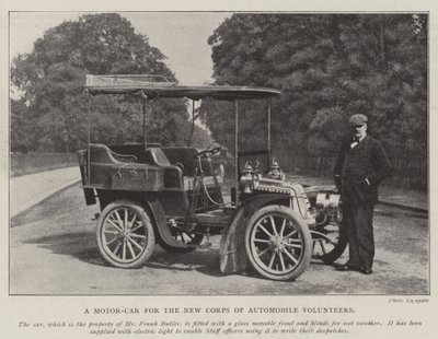 Une voiture pour le nouveau corps de volontaires automobiles - English Photographer