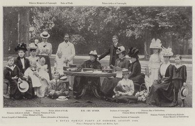 Une fête de famille royale à Osborne, août 1898 - English Photographer