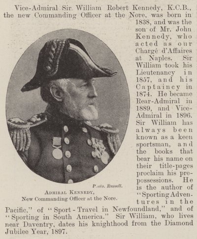 Amiral Kennedy, nouveau commandant en chef à Nore - English Photographer