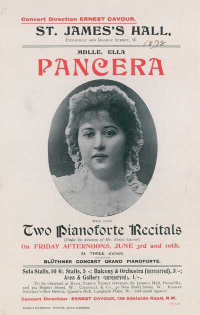 Publicité pour un concert d