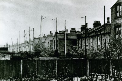 Antennes dans les jardins de banlieue, 1925 - English Photographer