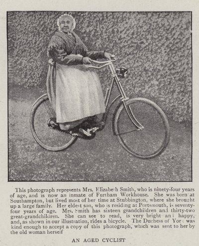 Un cycliste âgé - English Photographer