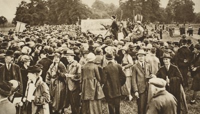 Réunion anti-guerre à Hyde Park - English Photographer