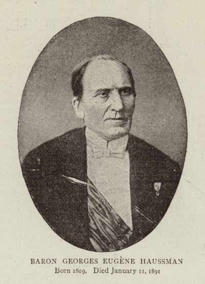 Baron Georges Eugène Haussmann - English Photographer
