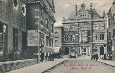 Bains publics et bibliothèque de Bow, Roman Road, Londres - English Photographer